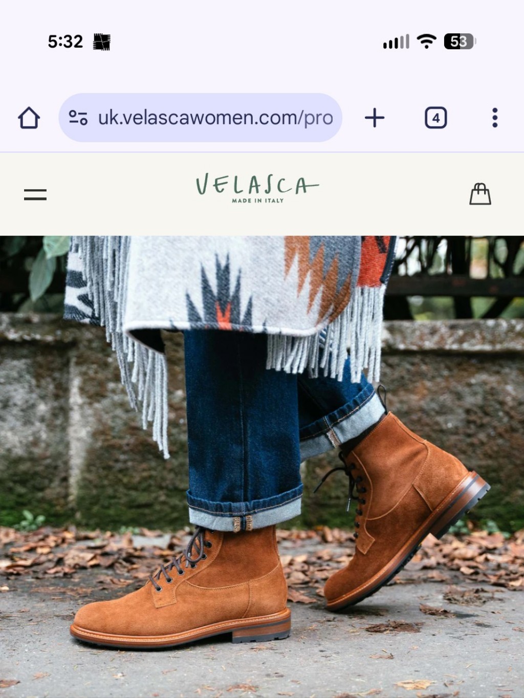 Velasca Milano Suede Boot 39/8.5